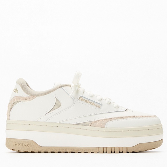 New w/ Tag Reebok Women's Beige Vital Neutral Club C Extra Sneakers - Size 8.5 - Picture 3 of 11